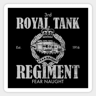 3rd Royal Tank Regiment (Distressed) Magnet